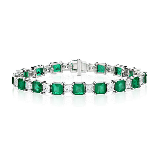 Emerald Diamond Bracelet