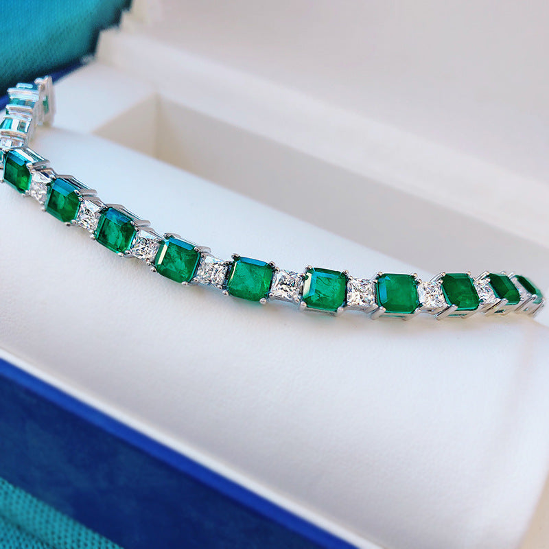 Emerald Diamond Bracelet
