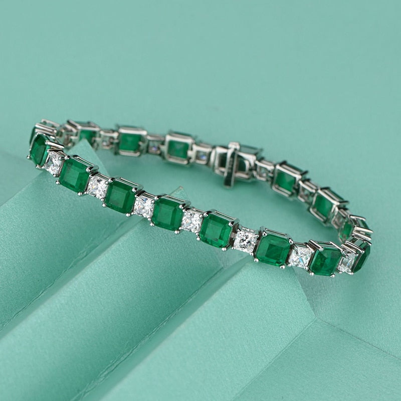 Emerald Diamond Bracelet