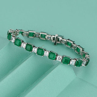 Emerald Diamond Bracelet