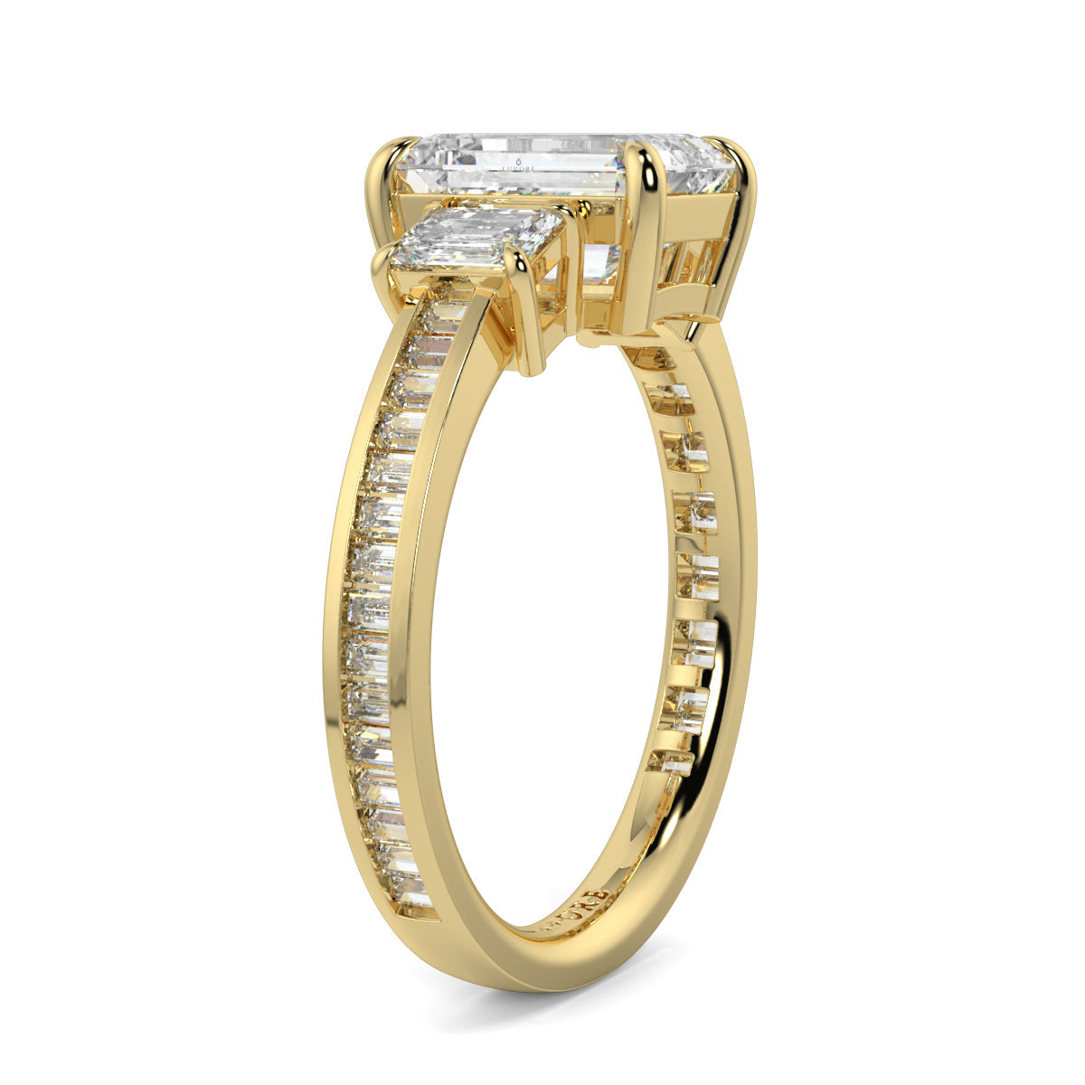 Radiance - 2.5 CT - Emerald Trilogy ring