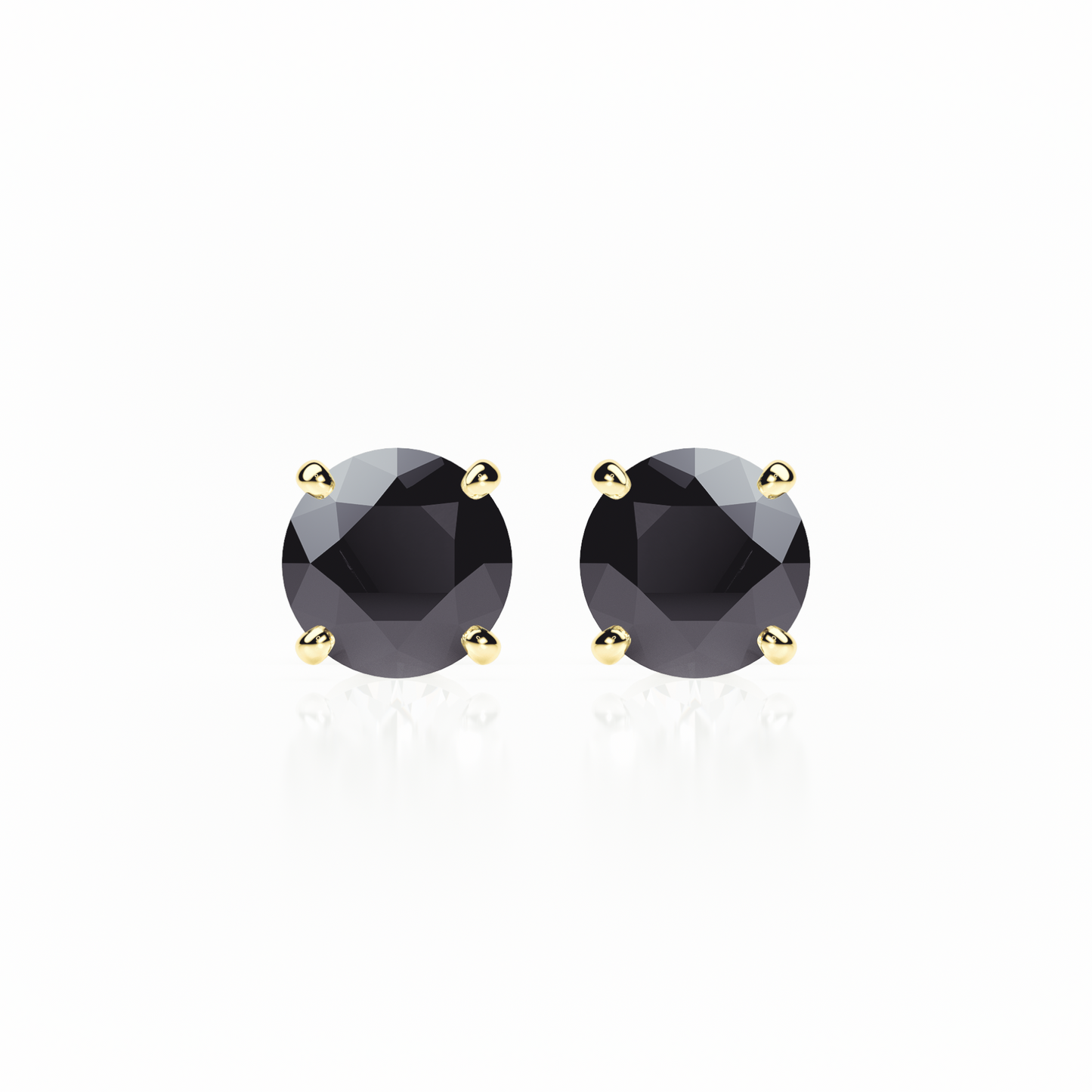 4 Claw - Black Diamond - Stud Earrings