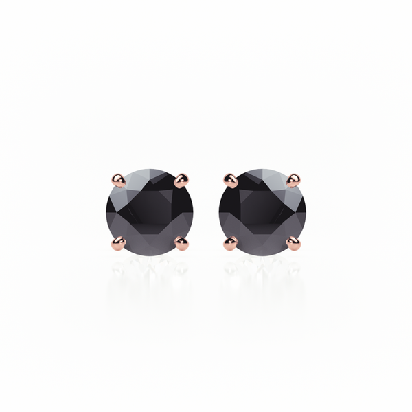 4 Claw - Black Diamond - Stud Earrings