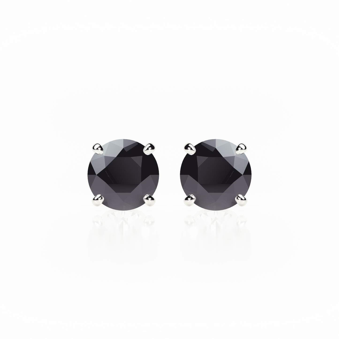 4 Claw - Black Diamond - Stud Earrings