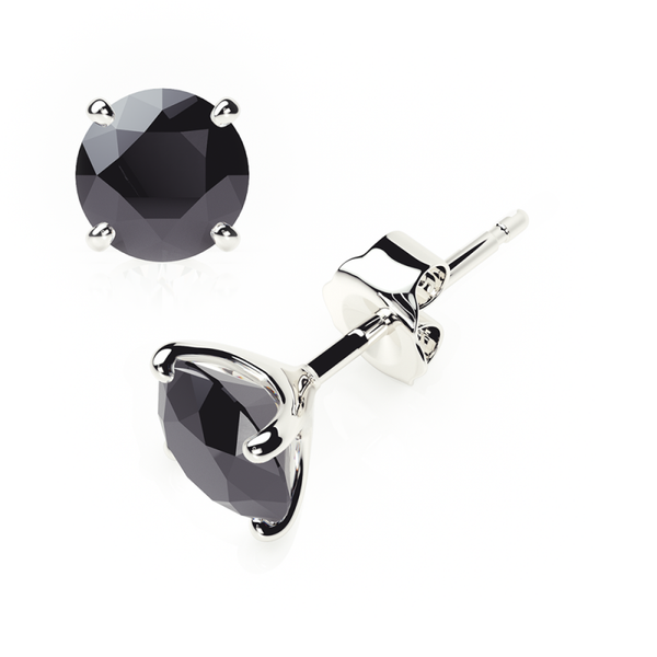 4 Claw - Black Diamond - Stud Earrings