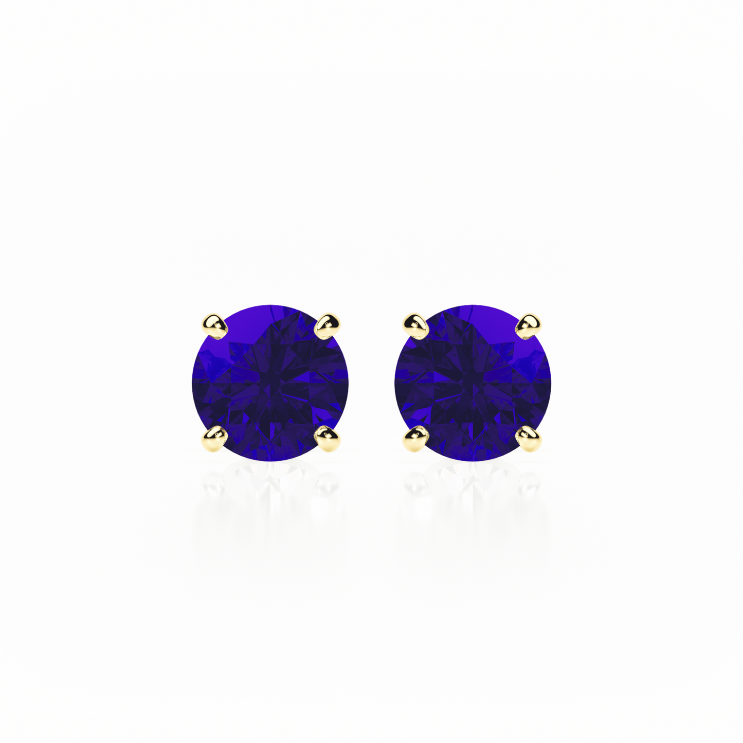 4 Claw - Sapphire - Stud Earrings