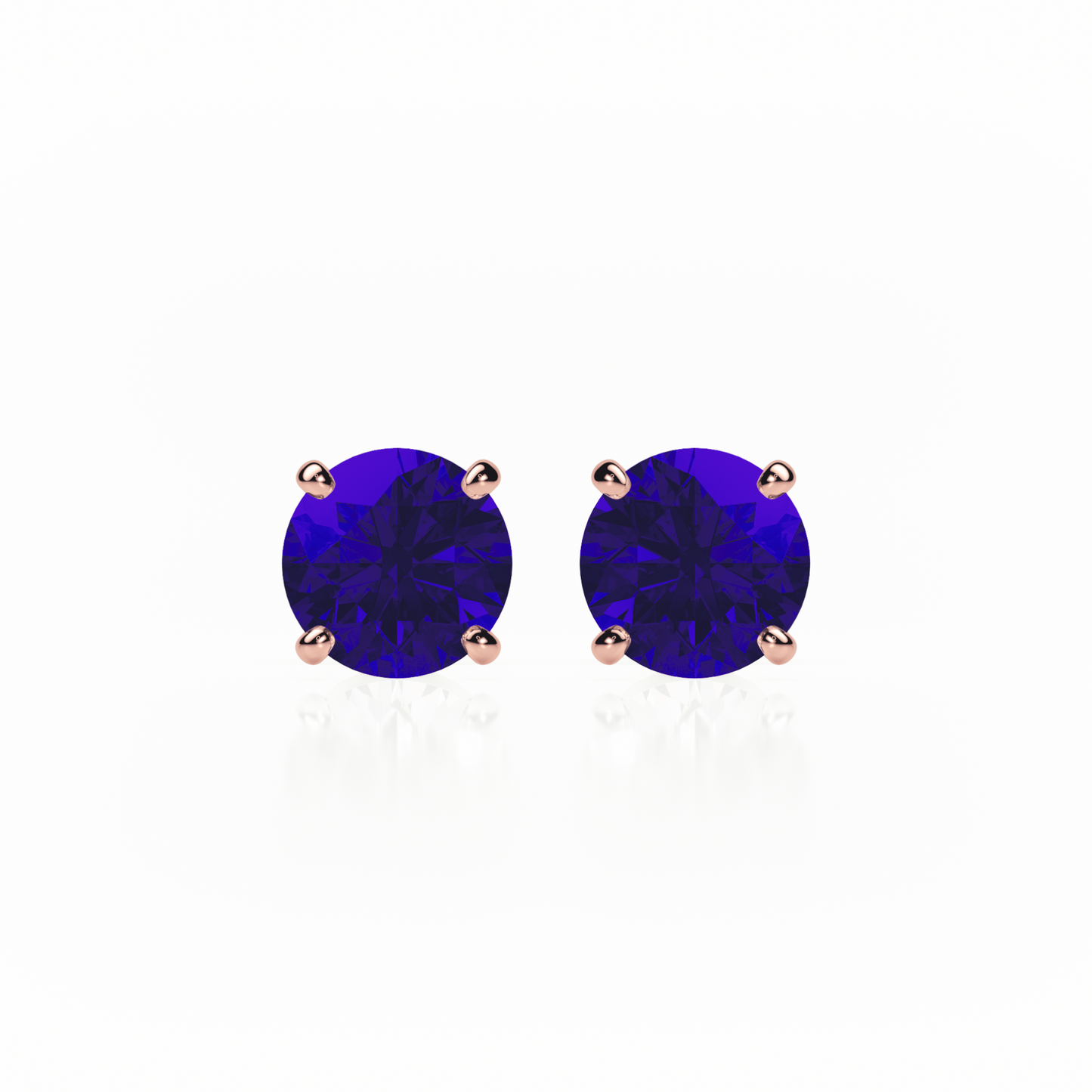 4 Claw - Sapphire - Stud Earrings