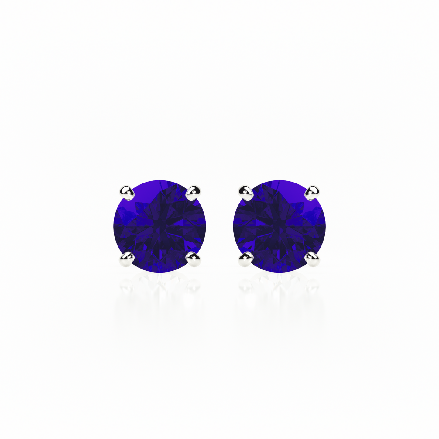 4 Claw - Sapphire - Stud Earrings