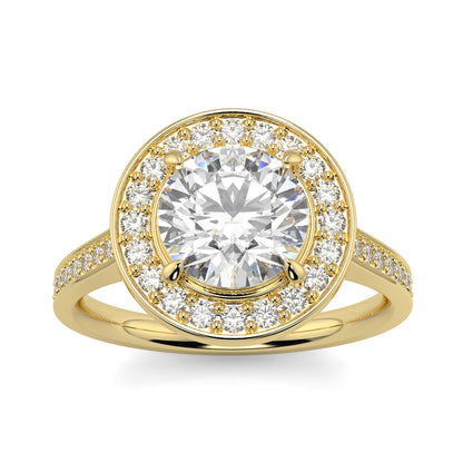 Lillian - 1.0 CT - Round Halo Ring