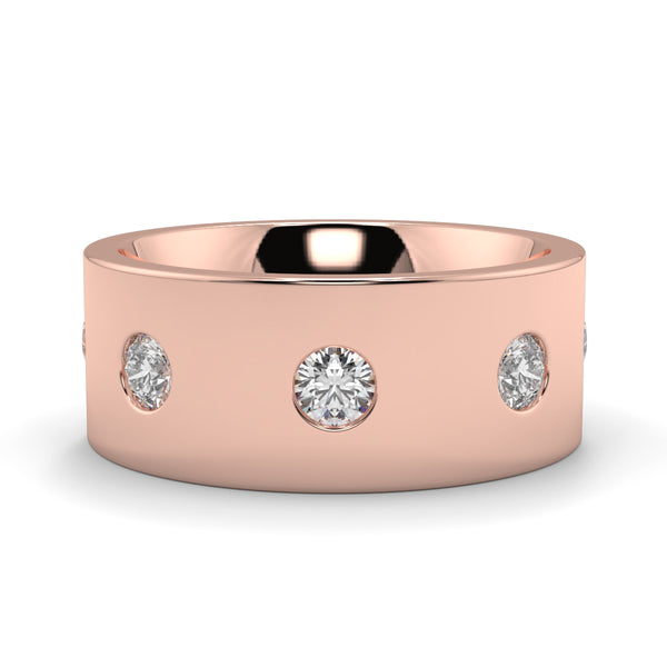 Gents round cut Diamond wedding Bands Luvore diamonds Platinum Gold Rose  (9).jpg