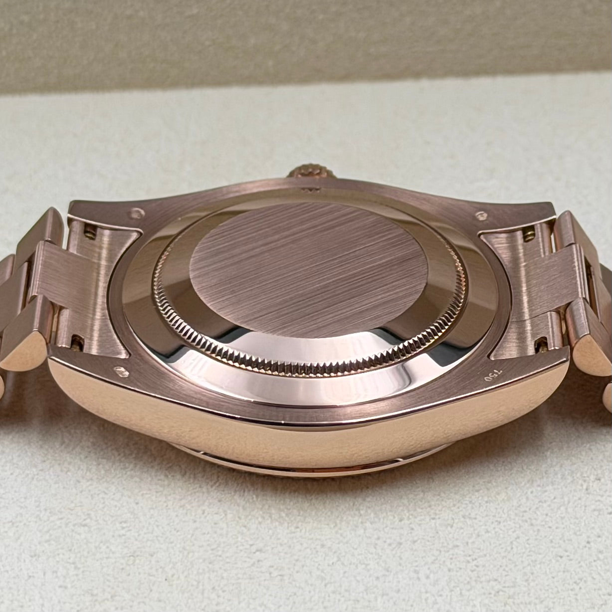 Rolex Day-Date II Ruby Dial 218235 - Full Set (2014) with 2021 Rolex Service Card