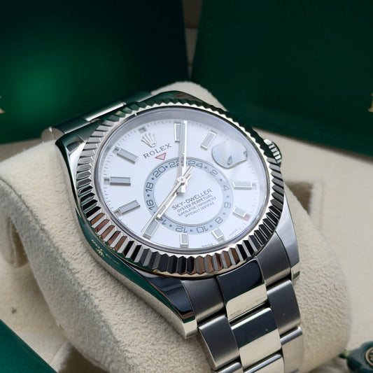 Rolex Sky-Dweller White Dial Oyster 326934 - Full Set (2022)