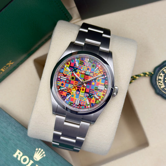 Rolex Oyster Perpetual 36 Jubilee Dial 126000 - Full Set (2026)