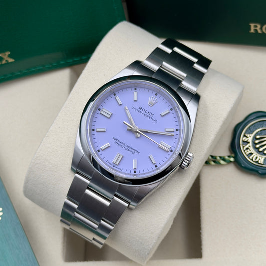 Rolex Oyster Perpetual 36 Lavender 126000 - Full Set (2026)