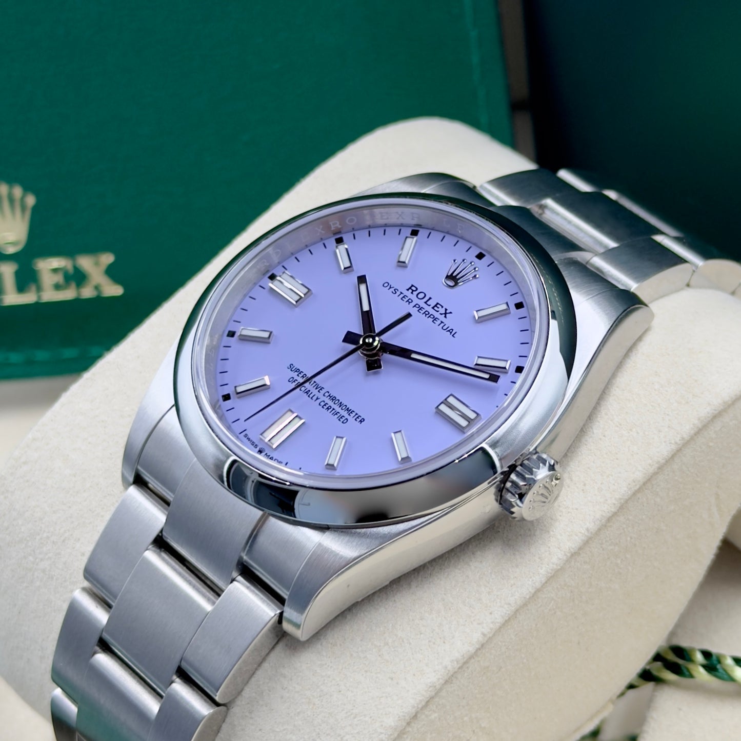 Rolex Oyster Perpetual 36 Lavender 126000 - Full Set (2026)