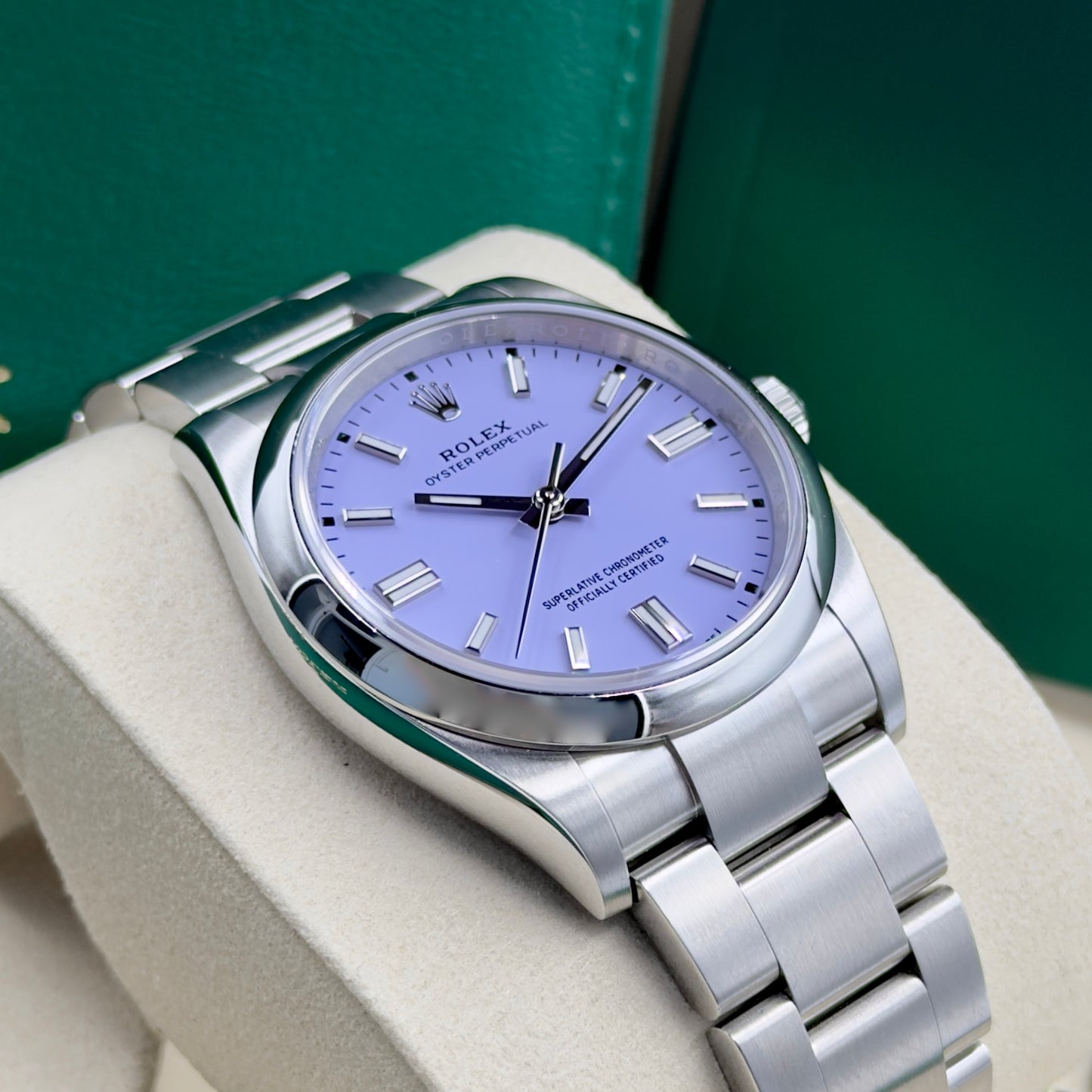 Rolex Oyster Perpetual 36 Lavender 126000 - Full Set (2026)