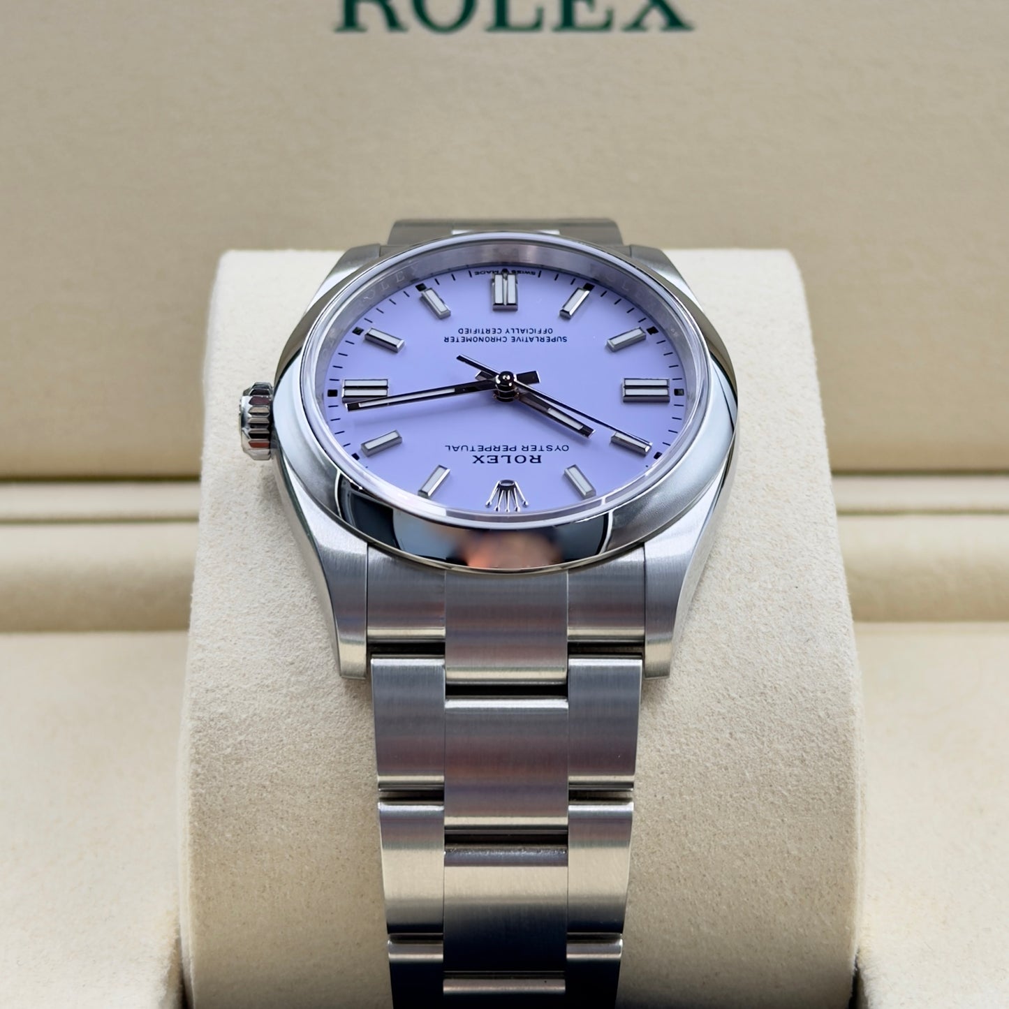Rolex Oyster Perpetual 36 Lavender 126000 - Full Set (2026)