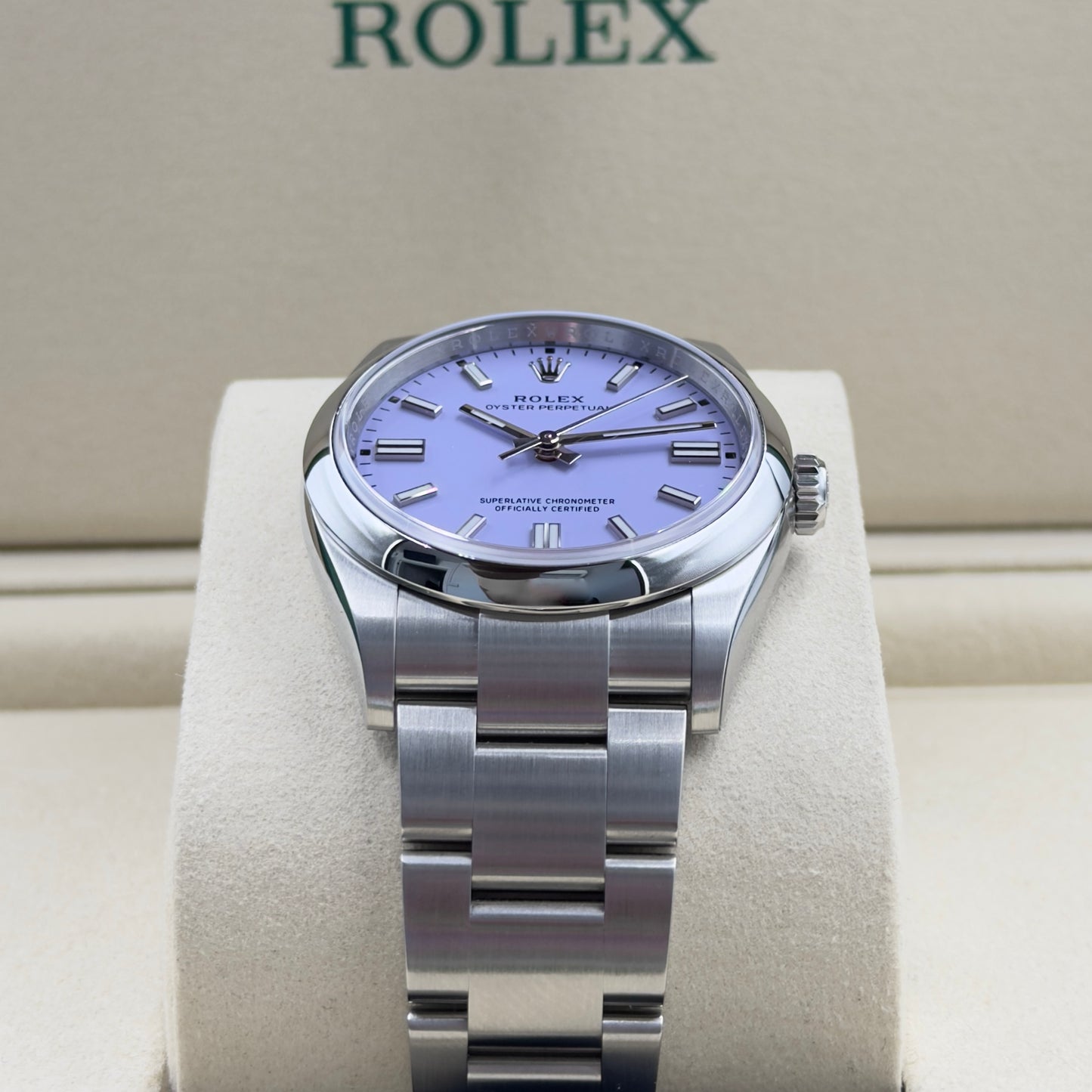 Rolex Oyster Perpetual 36 Lavender 126000 - Full Set (2026)