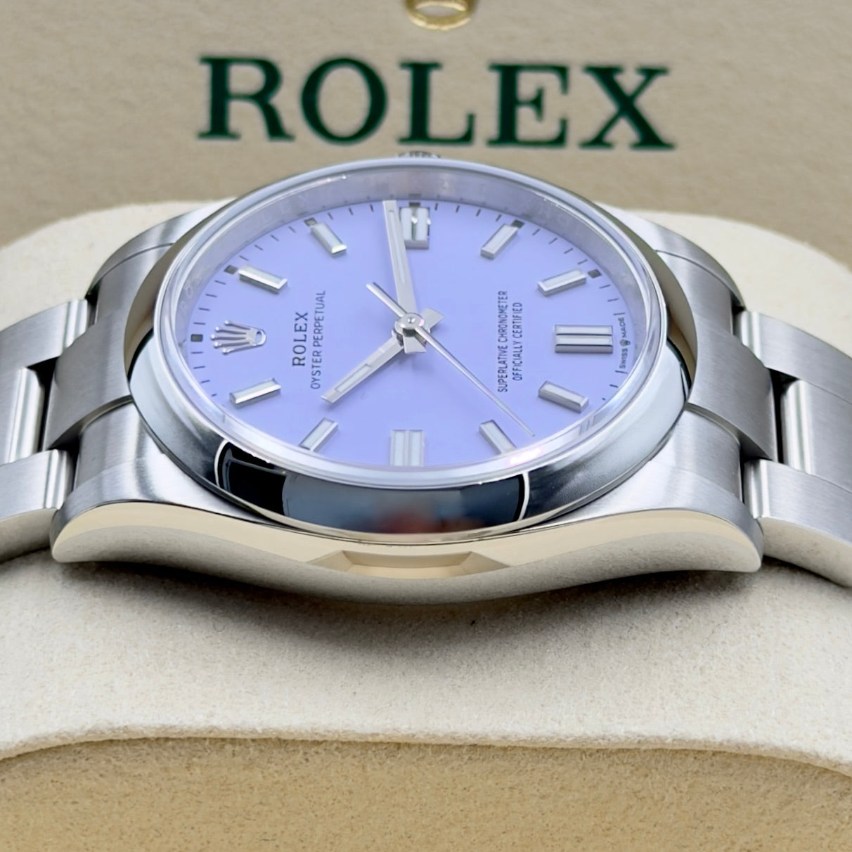 Rolex Oyster Perpetual 36 Lavender 126000 - Full Set (2026)