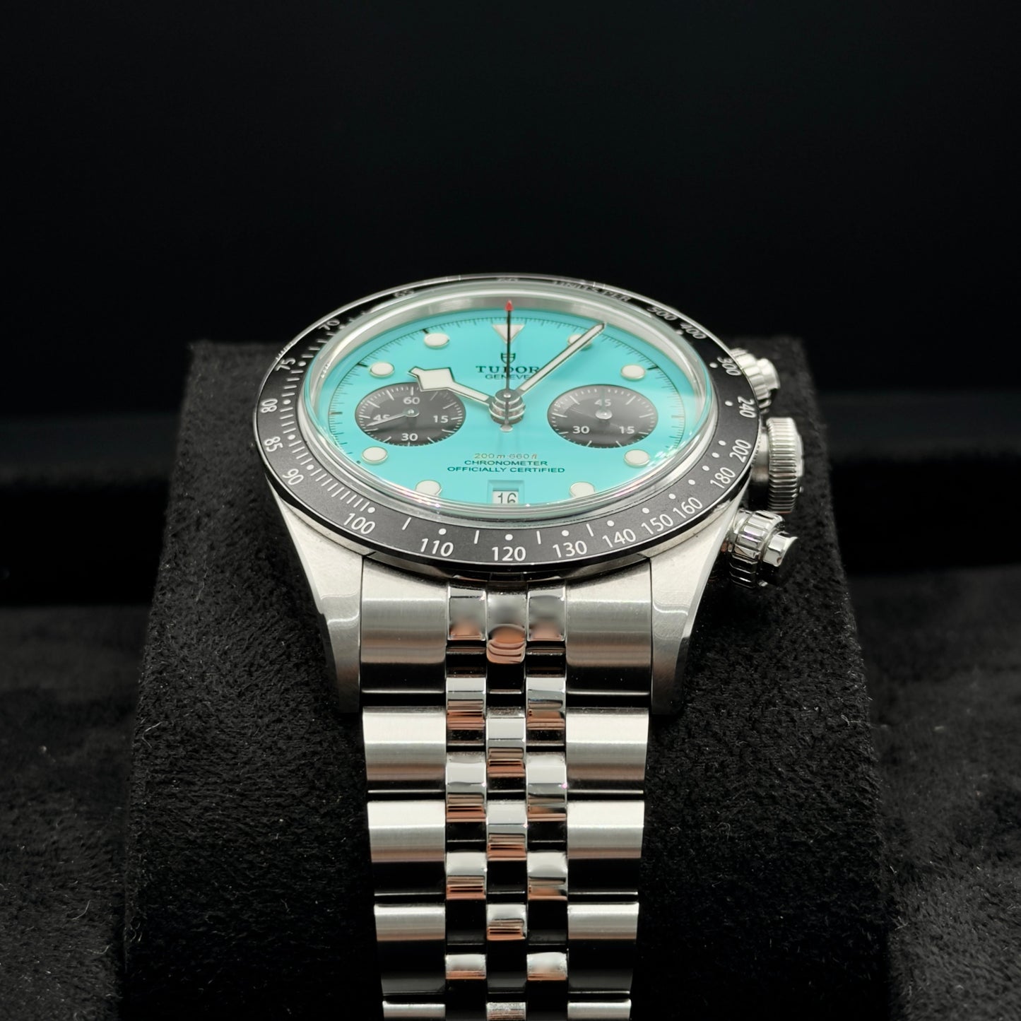 Tudor Black Bay Chrono Flamingo Blue M79360N - Full Set (2025)