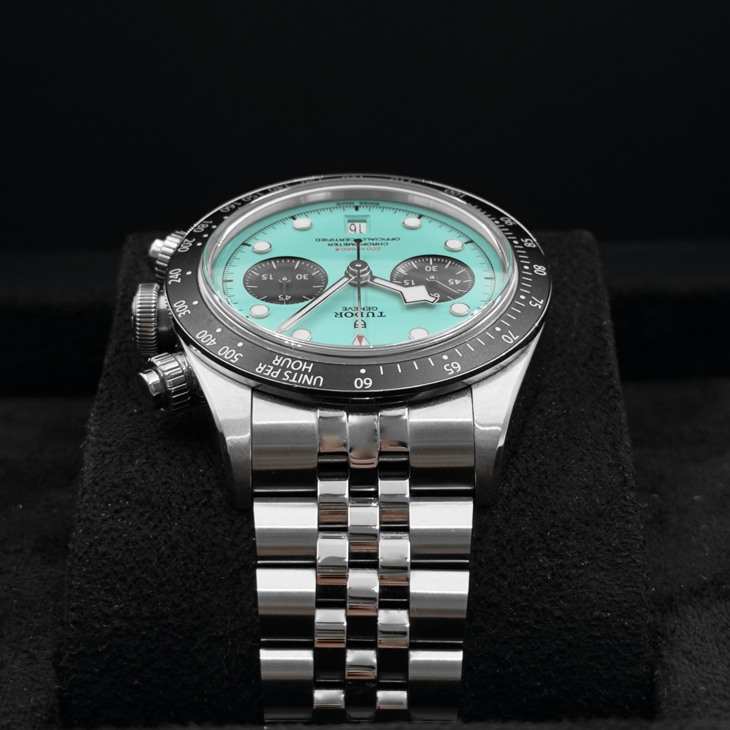 Tudor Black Bay Chrono Flamingo Blue M79360N - Full Set (2025)