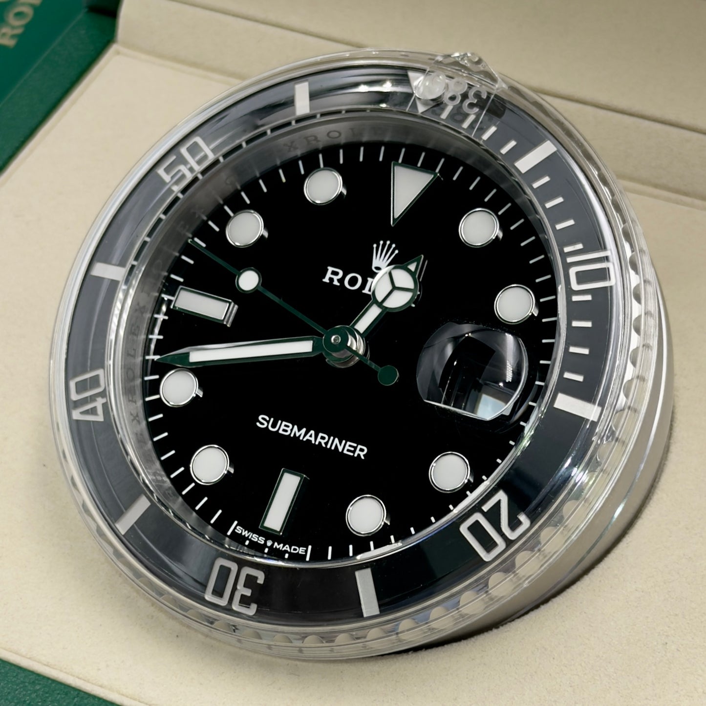 Rolex Submariner Date Desk Clock 909010LN - Full Set (2026)