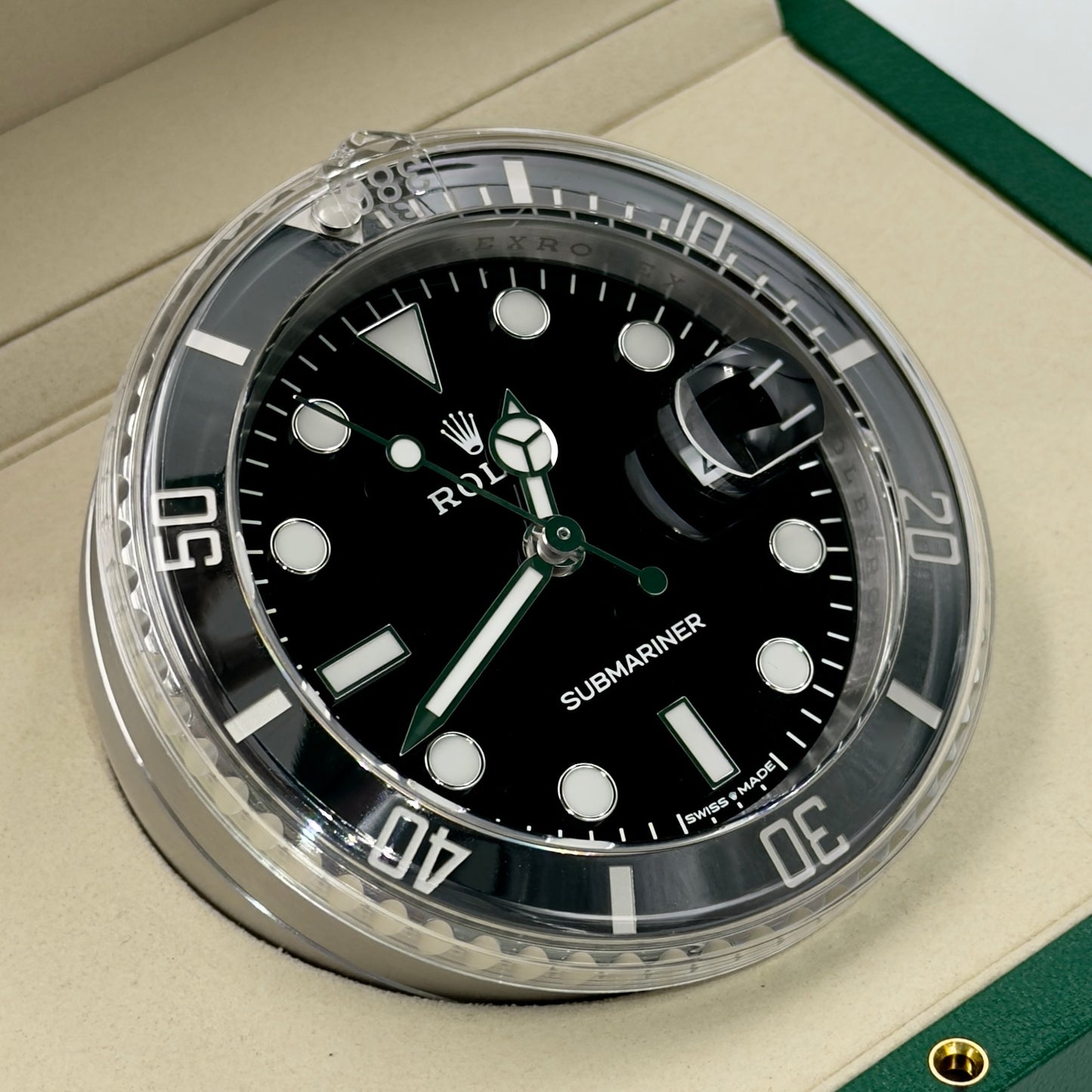 Rolex Submariner Date Desk Clock 909010LN - Full Set (2026)
