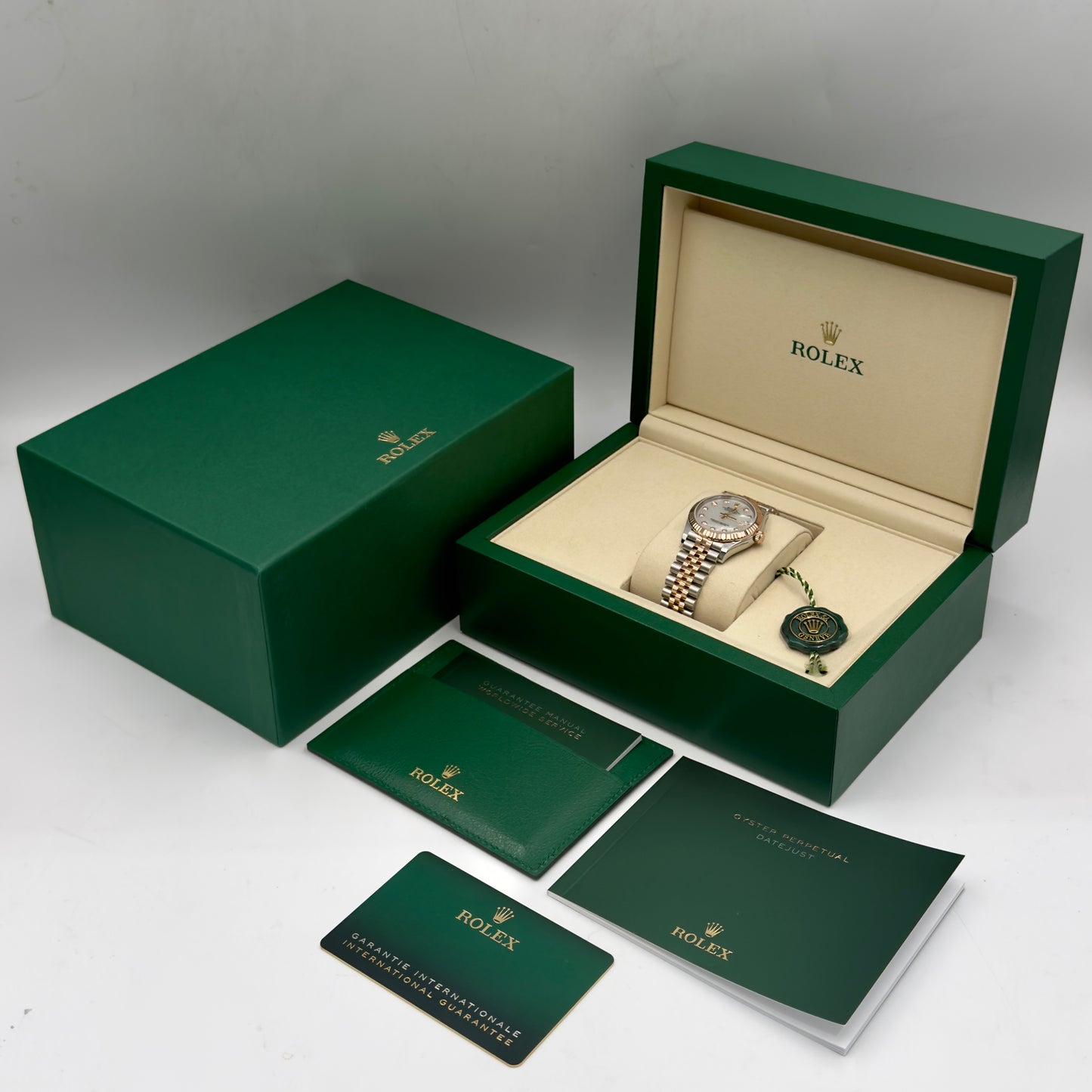 Rolex Datejust Steel and Rose Gold Mother of Pearl (MOP) Diamond Dial 278271 Full Set 2026