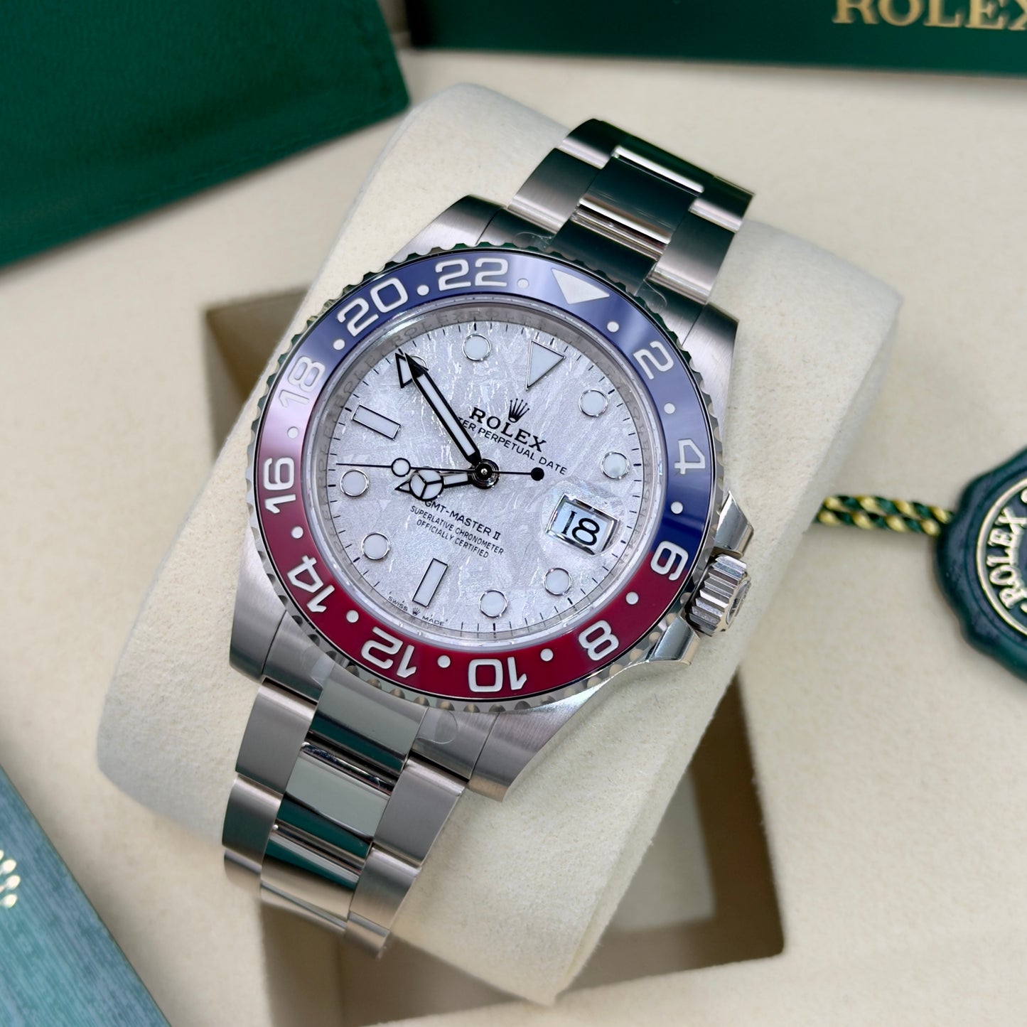 Rolex GMT-Master II Pepsi Meteorite Dial 126719BLRO - Full Set (2026)