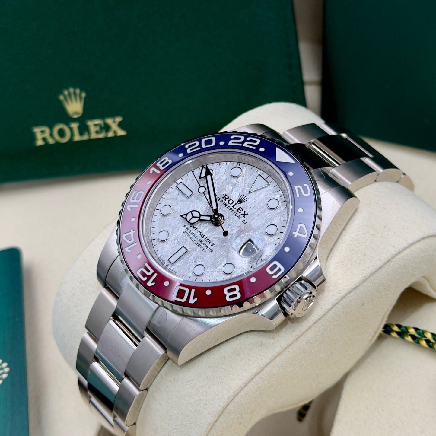Rolex GMT-Master II Pepsi Meteorite Dial 126719BLRO - Full Set (2026)