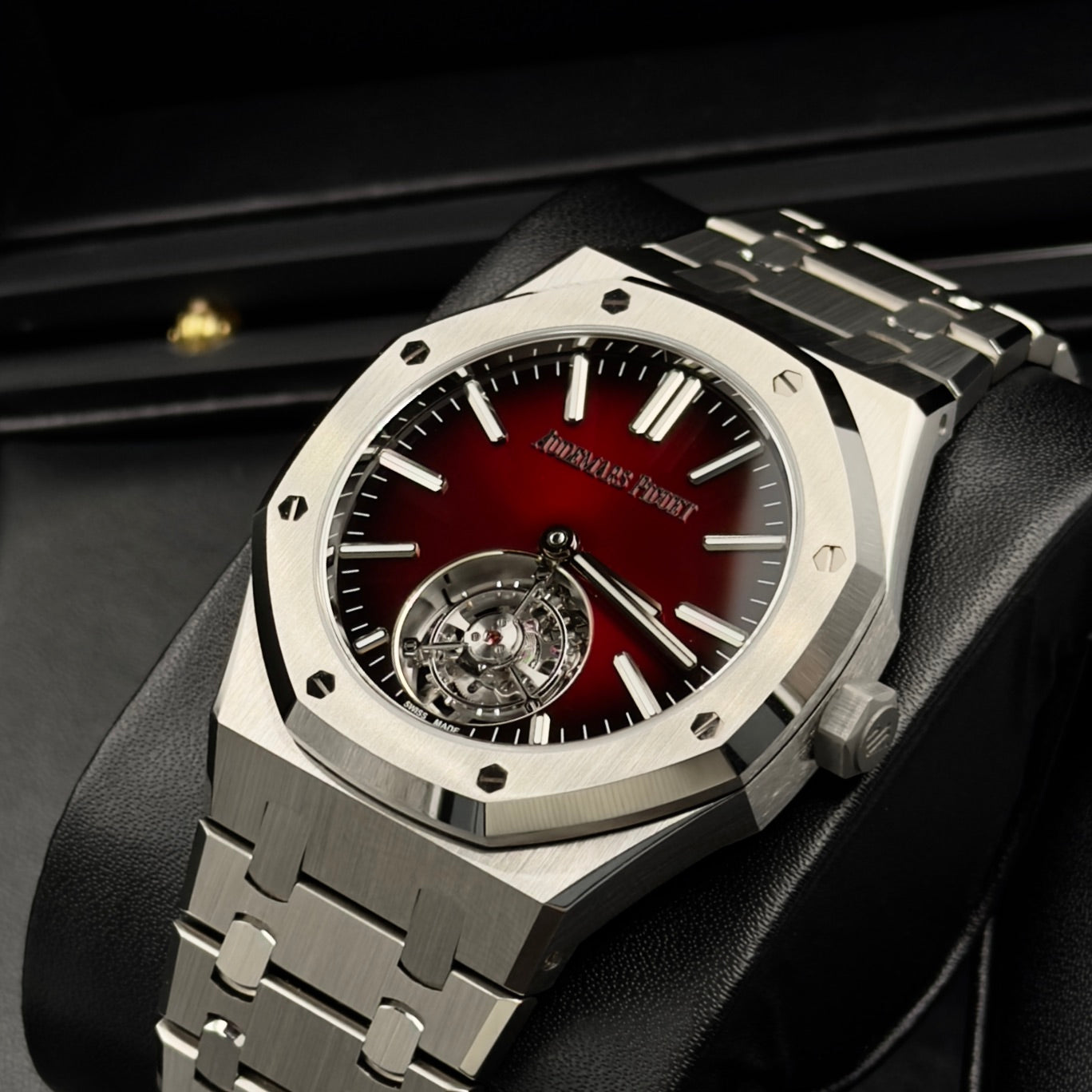Audemars Piguet Royal Oak Red Dial Tourbillon 26730ST - Full Set (2024)