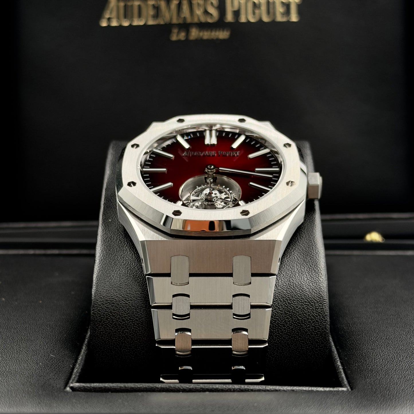 Audemars Piguet Royal Oak Red Dial Tourbillon 26730ST - Full Set (2024)