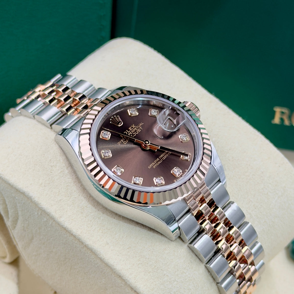 Rolex Lady-Datejust Chocolate Diamond Dial 279171 - Full Set (2026)