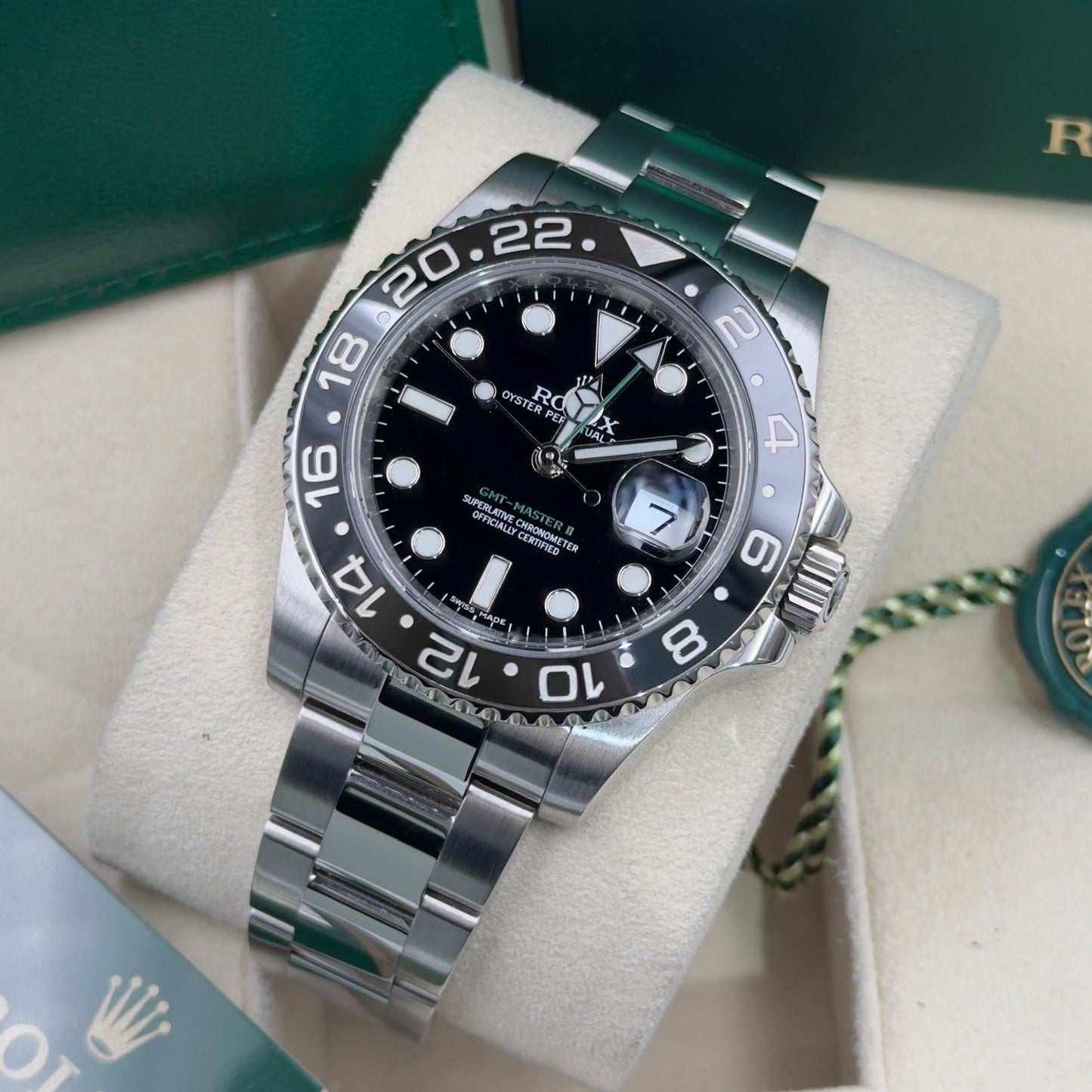 Rolex GMT-Master II Black Dial 116710LN - Full Set (2014)