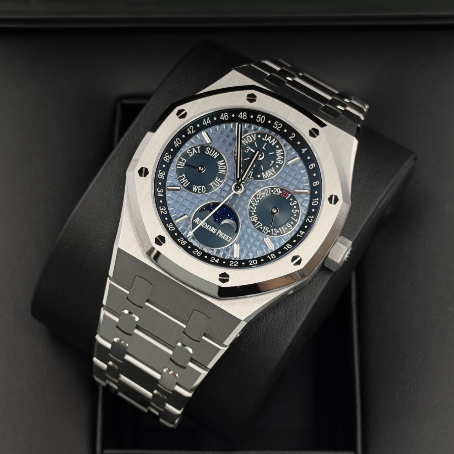 Audemars Piguet Royal Oak Perpetual Calendar Blue Dial 26574ST - Full Set (2023)