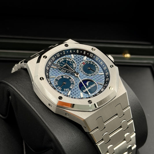 Audemars Piguet Royal Oak Perpetual Calendar Blue Dial 26574ST - Full Set (2023)