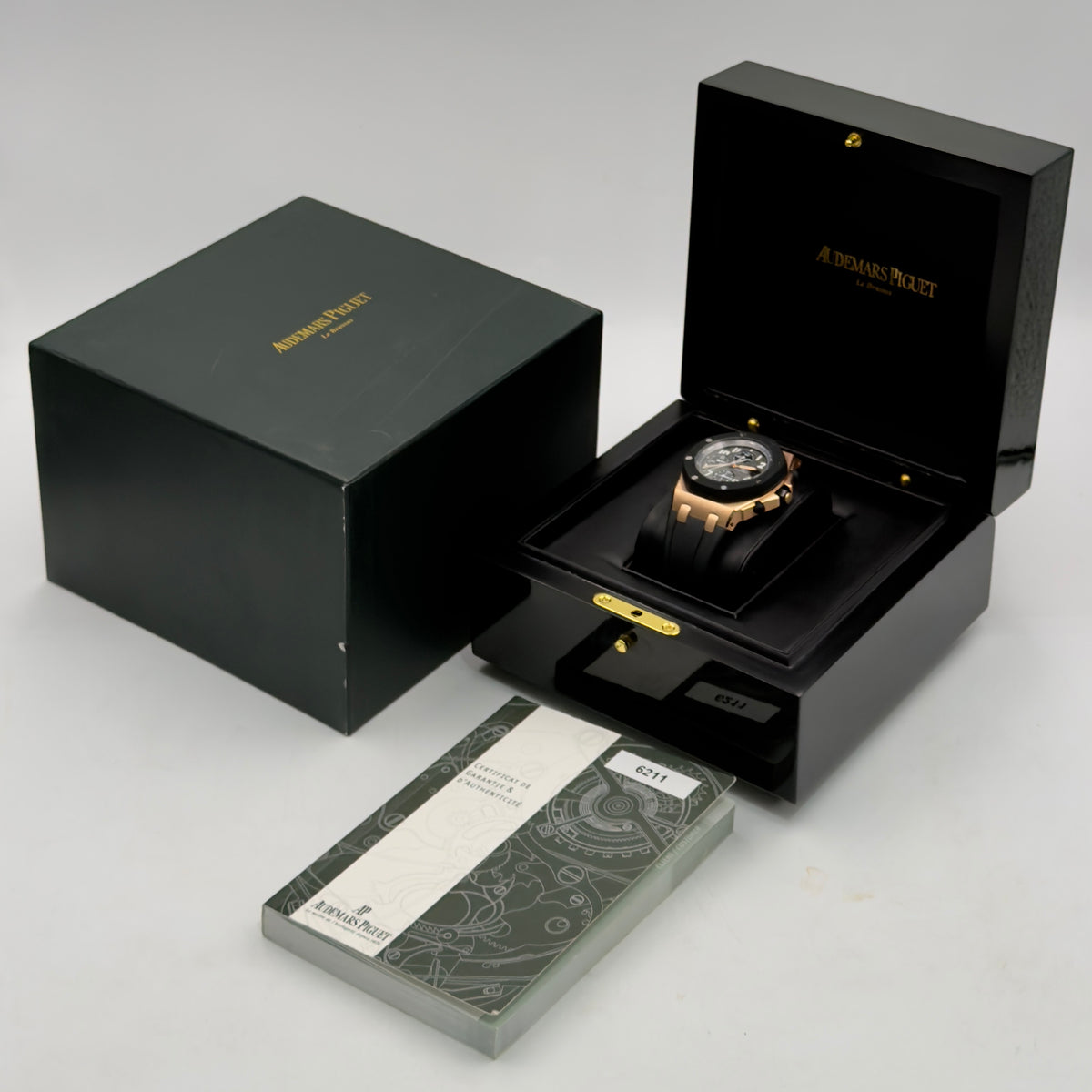 Audemars Piguet Royal Oak Offshore Rose Gold Grey Dial 25940OK - Full Set (2009)