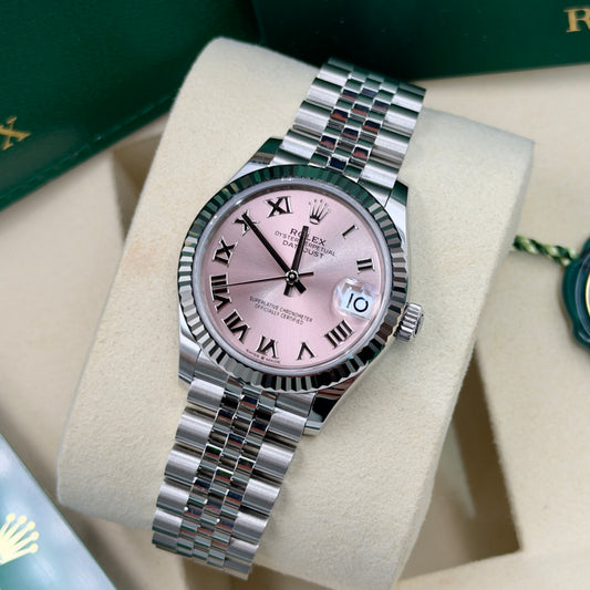 Rolex Datejust 31 Pink Roman Dial 278274 - Full Set (2026)