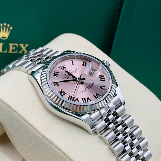 Rolex Datejust 31 Pink Roman Dial 278274 - Full Set (2026)