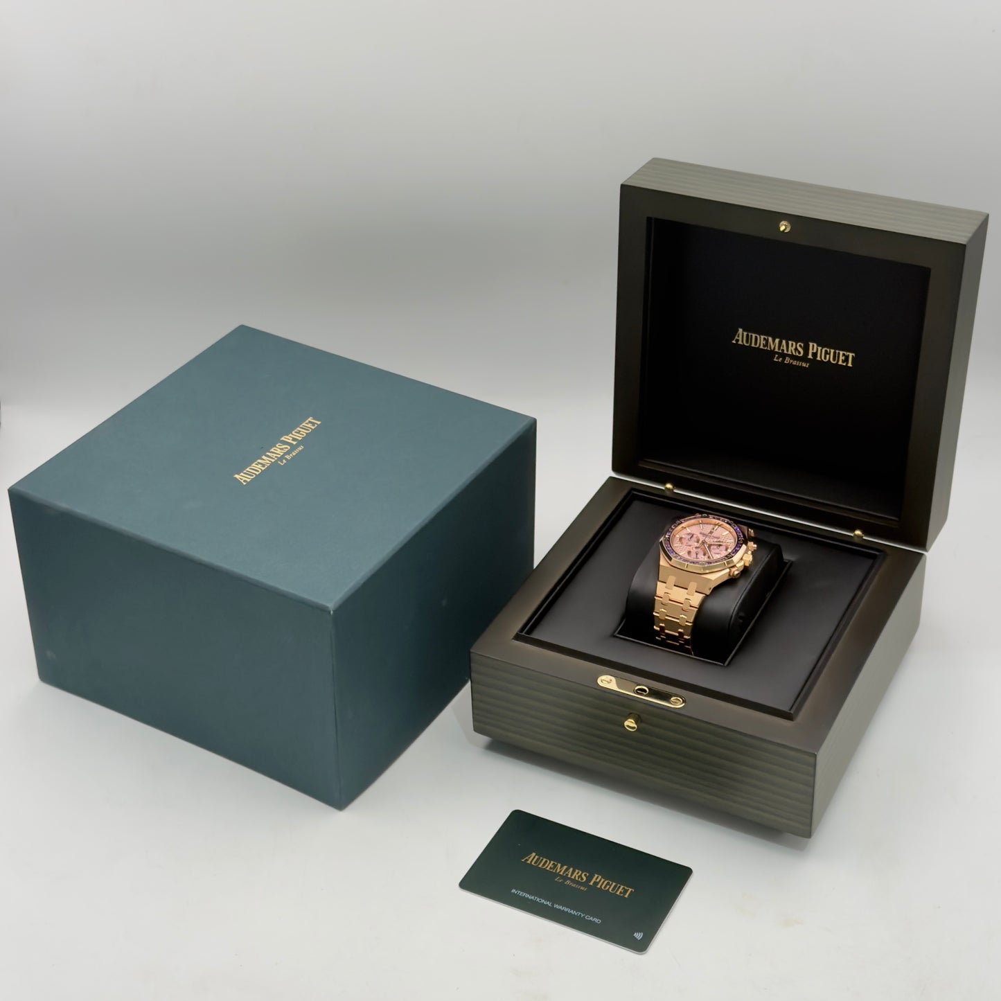 Audemars Piguet Royal Oak Purple Dial Amethyst Bezel 26319OR Full Set (2024)