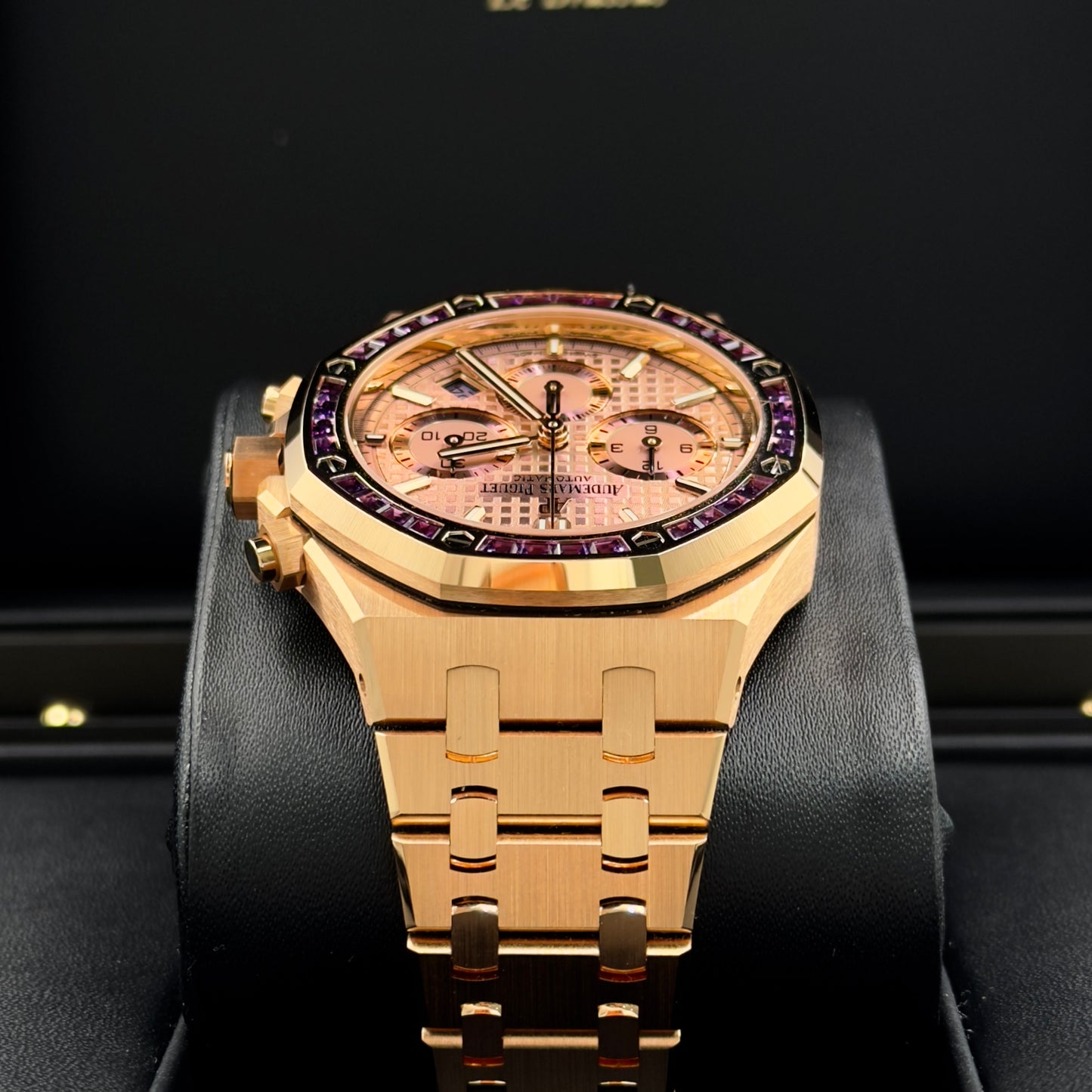 Audemars Piguet Royal Oak Purple Dial Amethyst Bezel 26319OR Full Set (2024)