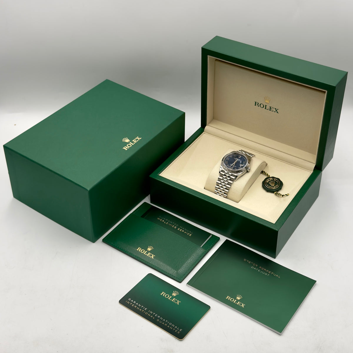 Rolex Datejust 36 Blue Roman Numeral Dial 126234 - Full Set (2026)
