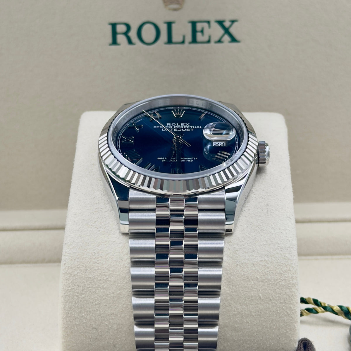 Rolex Datejust 36 Blue Roman Numeral Dial 126234 - Full Set (2026)