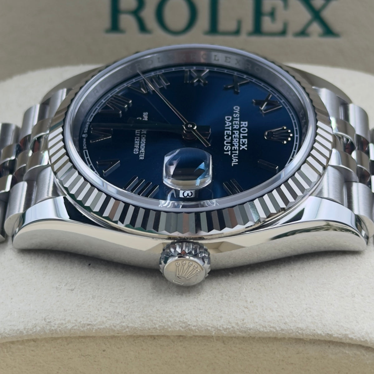 Rolex Datejust 36 Blue Roman Numeral Dial 126234 - Full Set (2026)