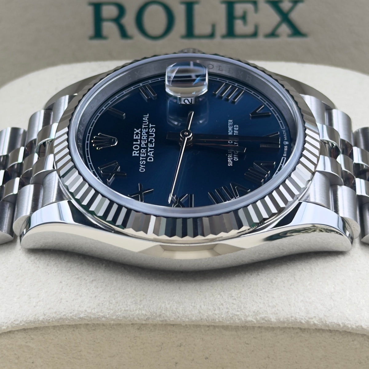 Rolex Datejust 36 Blue Roman Numeral Dial 126234 - Full Set (2026)
