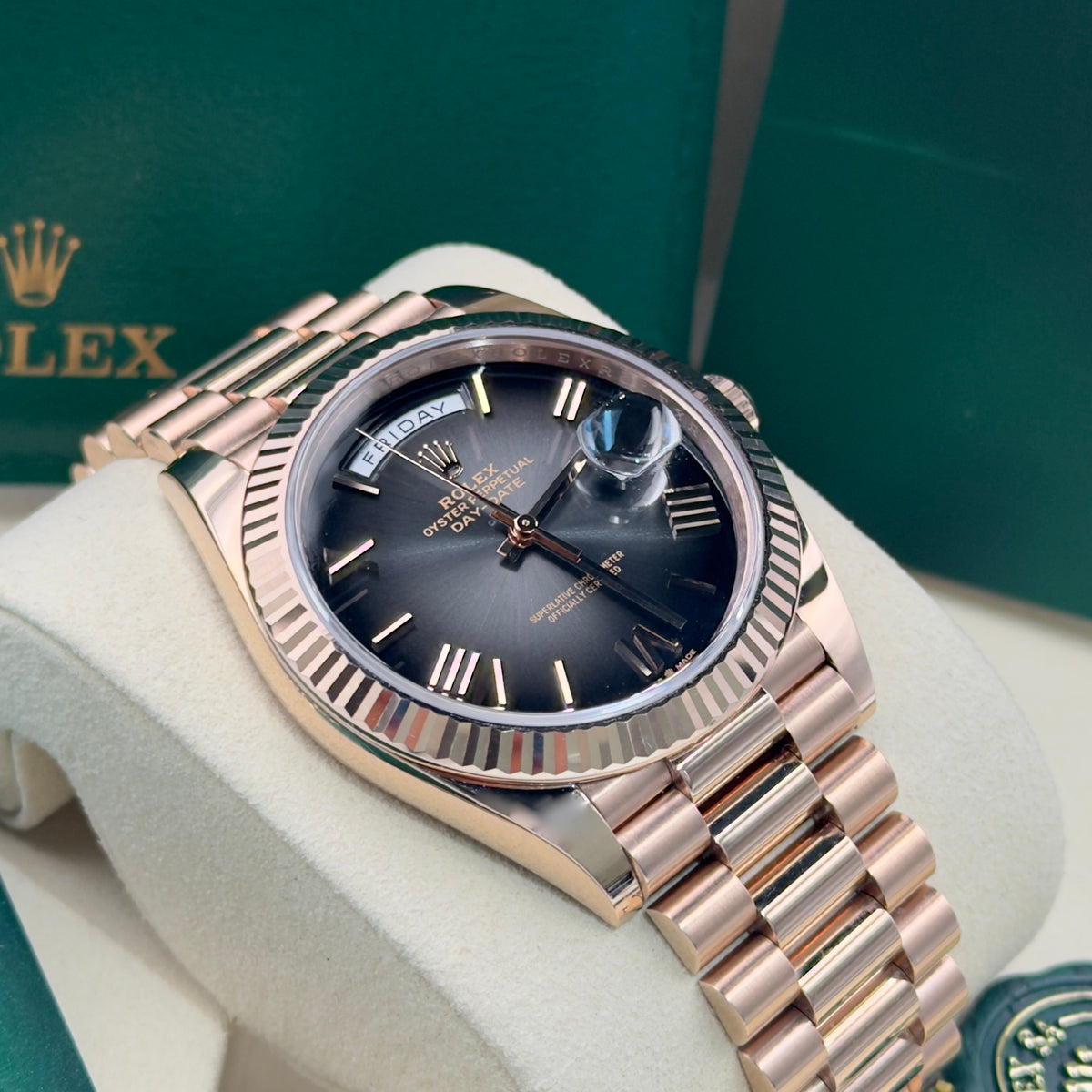 Rolex Day-Date Ombré 228235 - Full Set (2025)