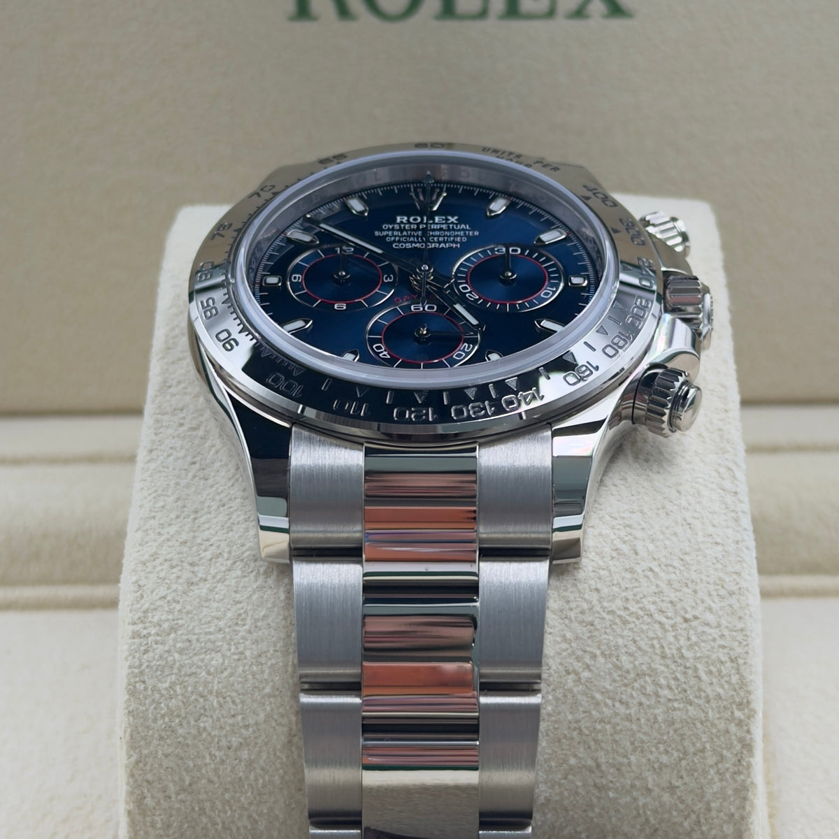 Rolex Daytona White Gold Blue Dial 116509 - Full Set (2022)