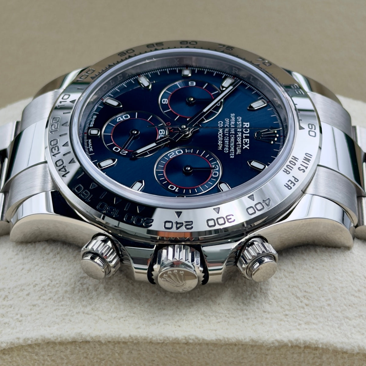 Rolex Daytona White Gold Blue Dial 116509 - Full Set (2022)