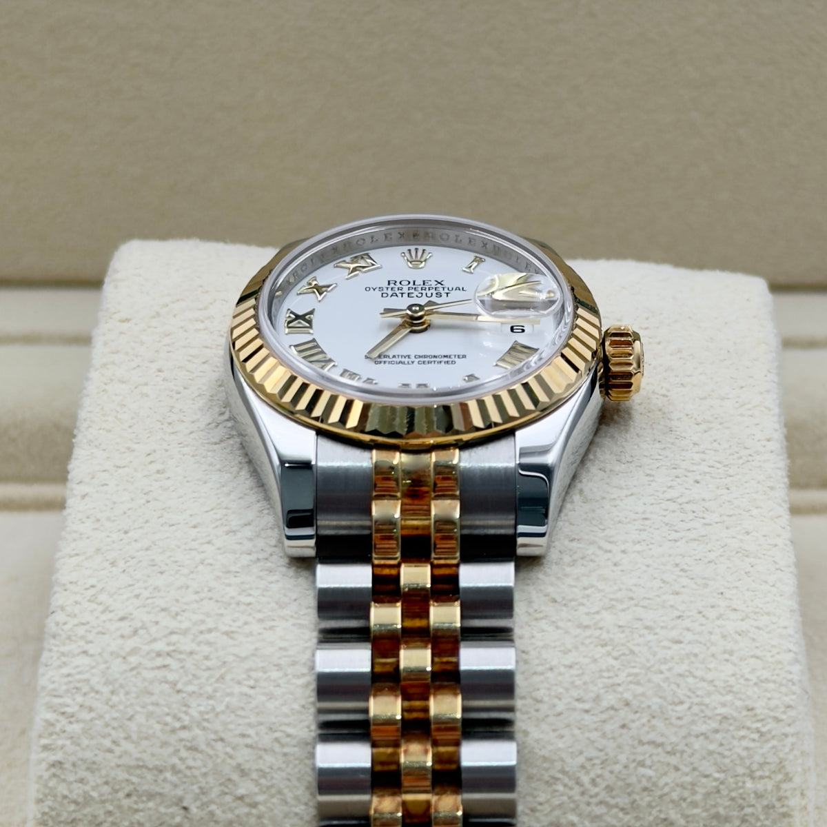 Rolex Lady-Datejust 26 White Roman Numeral Dial 179173 - Full Set (2012)