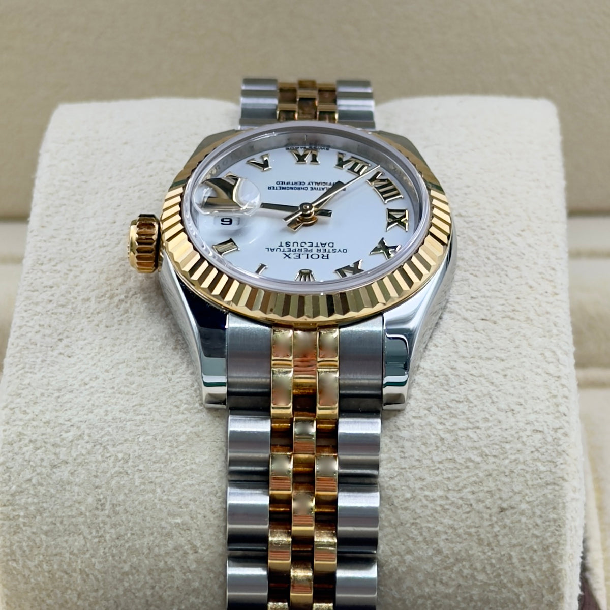 Rolex Lady-Datejust 26 White Roman Numeral Dial 179173 - Full Set (2012)